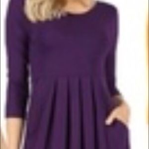 Junior dress S with pocket on the side knee length